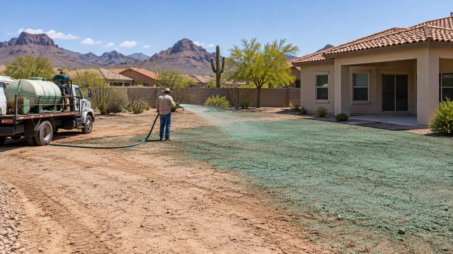 Hydroseeding in Phoenix, AZ